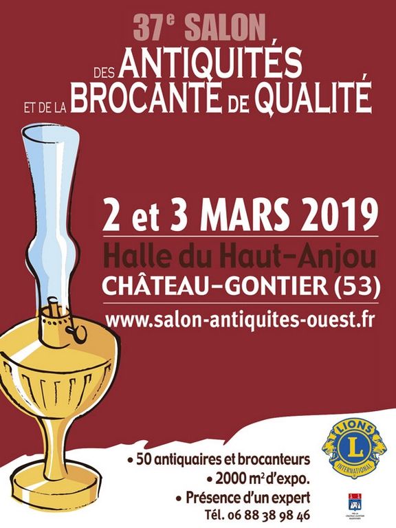 Salon des Antiquités et de la Brocante de qualité Château Gontier