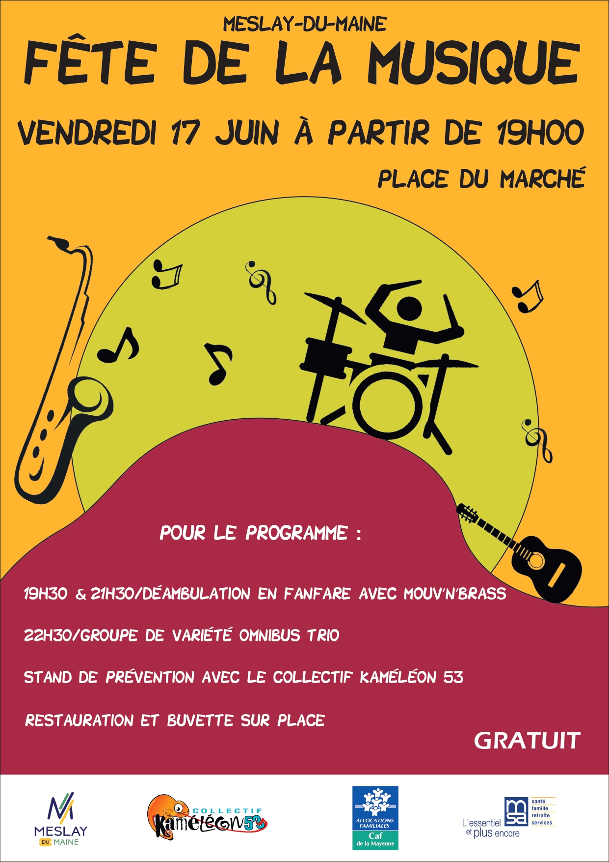 Fête de la musique Meslay du Maine - Meslay-Du-Maine - le 17/06/2022 ...