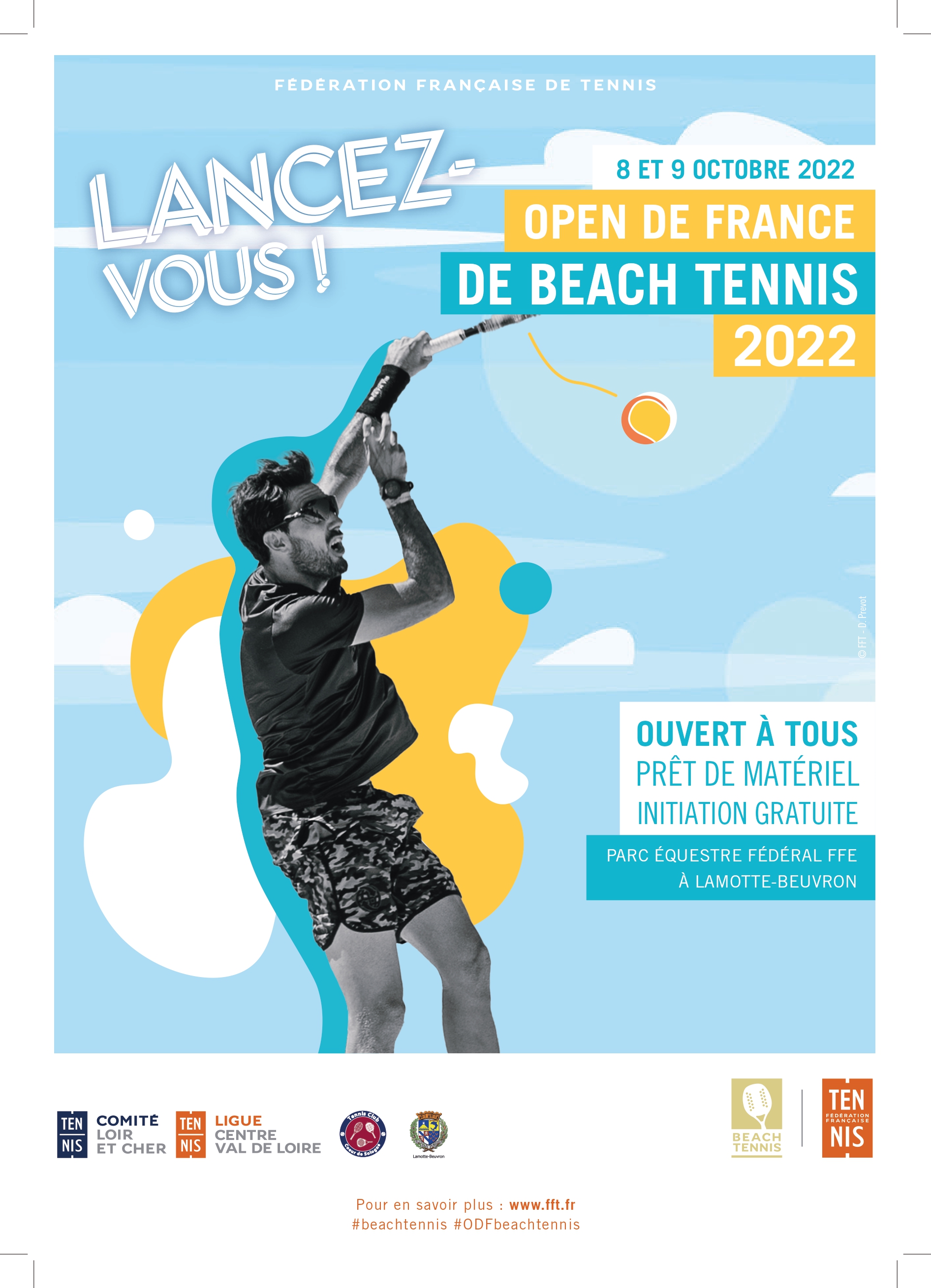 Les deux finales du tournoi de beach tennis de Lamotte-Beuvron sont allées  au super tie-break