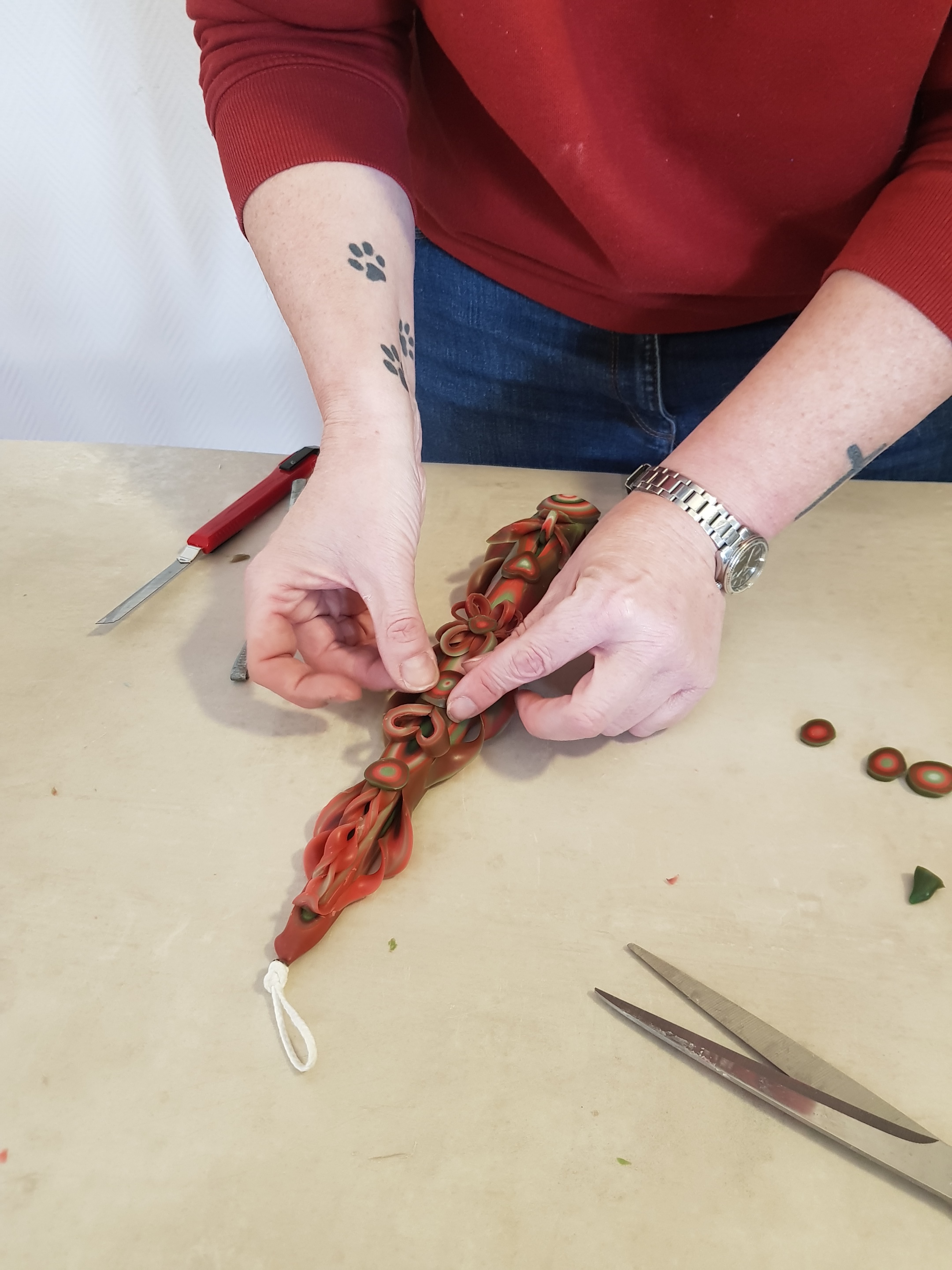 Atelier enfant création de bougie à Blois